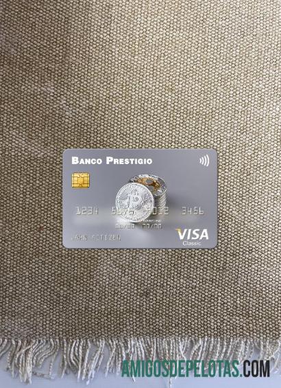 Angola Banco Prestigio, S.A. Cartão Visa Photolook Frente baixar para verificação